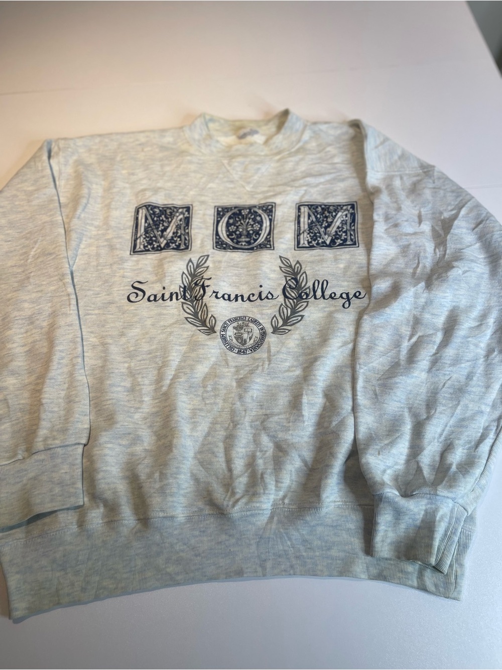 Light Gray Crewneck Sweatshirt